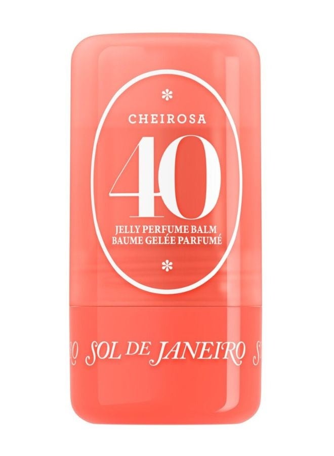 sol de jainero Sol de Janeiro Cheirosa 40™ Jelly Perfume Balm – Alcohol-Free Solid Fragrance Stick, 4 g – Black Amber Plum & Vanilla Woods - Image 1